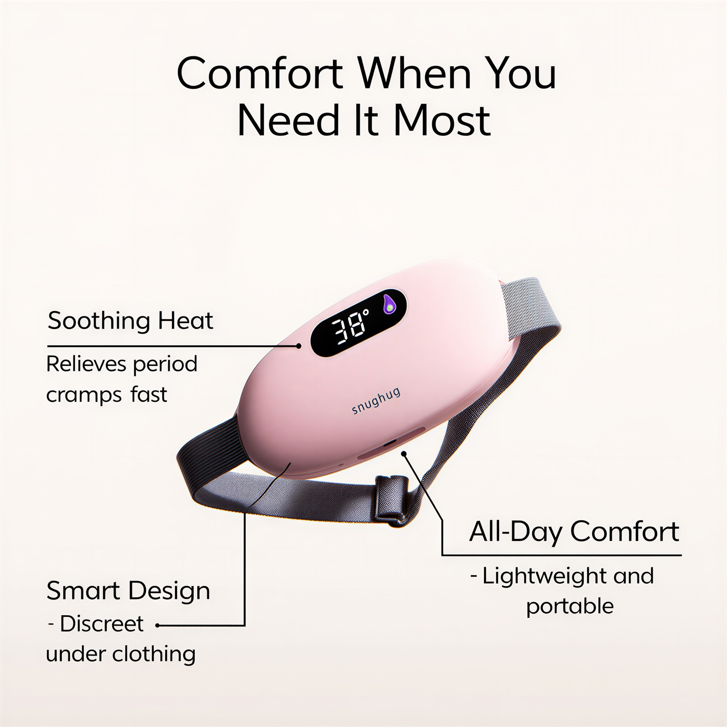 The SnugHug: Calm your Cycle